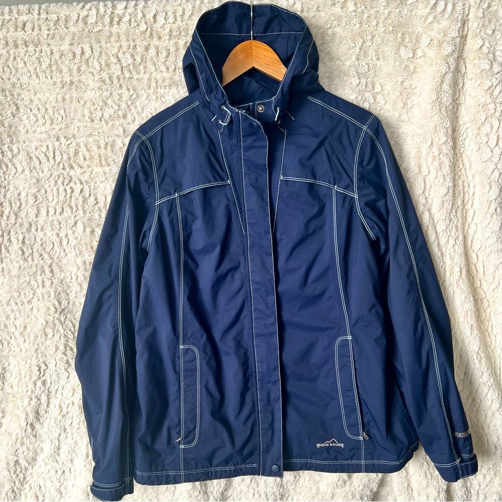 Eddie Bauer Weather Edge Waterproof Hardshell Jacket Zip Women's Large